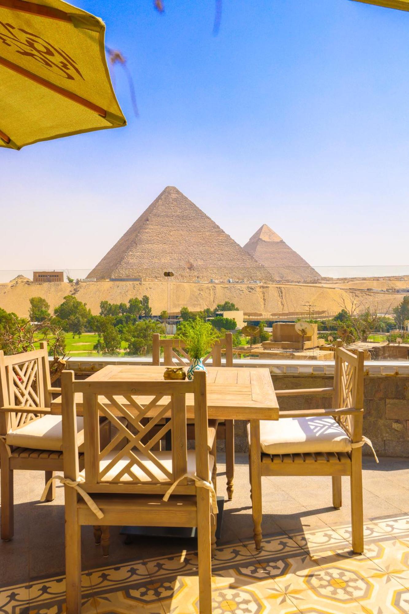 Onyx Pyramids Boutique Hotel Al Kawm al Akhdar Eksteriør billede